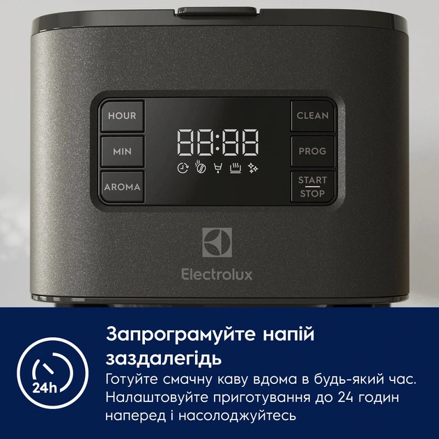 Кофеварка капельная Electrolux E5CM1-6AN Graphite + набор фильтров для кофеварок в подарок - изображение 7