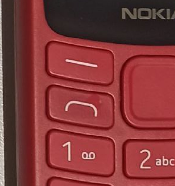 Мобільний телефон Nokia 105 TA-1557 DualSim Red (1GF019CPB1L06) (350008229124291) - Уцінка - зображення 3