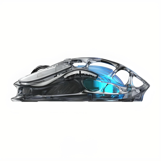Мышь GRAVASTAR Mercury M2 - Transparent Black - Фото 3 Мышь GRAVASTAR Mercury M2 - Transparent Black - изображение 3