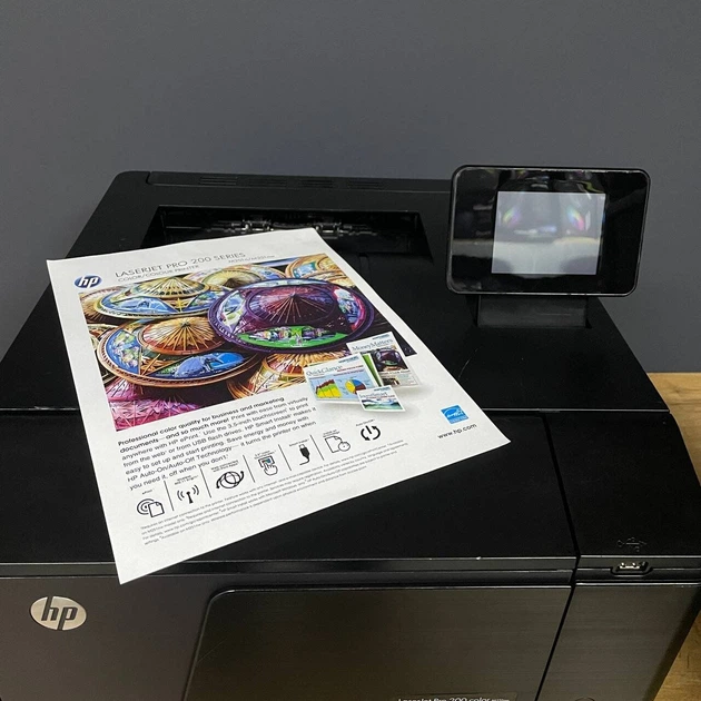 Принтер HP Color LaserJet Pro 200 M251nw / Лазерная цветная печать / 600x600 dpi / A4 / 14 стр/мин / USB 2.0, Ethernet, Wi-Fi б/у - изображение 4