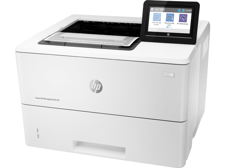 Принтер HP LaserJet Managed E50145dn / Лазерная монохромная печать / 1200x1200 dpi / A4 / 43 стр/мин / Ethernet, USB 2.0 б/у - Фото 1 Принтер HP LaserJet Managed E50145dn / Лазерная монохромная печать / 1200x1200 dpi / A4 / 43 стр/мин / Ethernet, USB 2.0 б/у - изображение 1