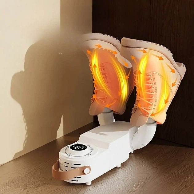 Антибактериальная cушилка для обуви Shoe Dryer LSF-006 52656 с ультрафиолетом и таймером, Белая - изображение 8