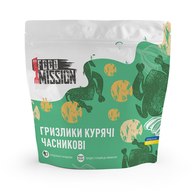 Гризлики Food Mission Курячі часникові - Фото 1 Гризлики Food Mission Курячі часникові - изображение 1
