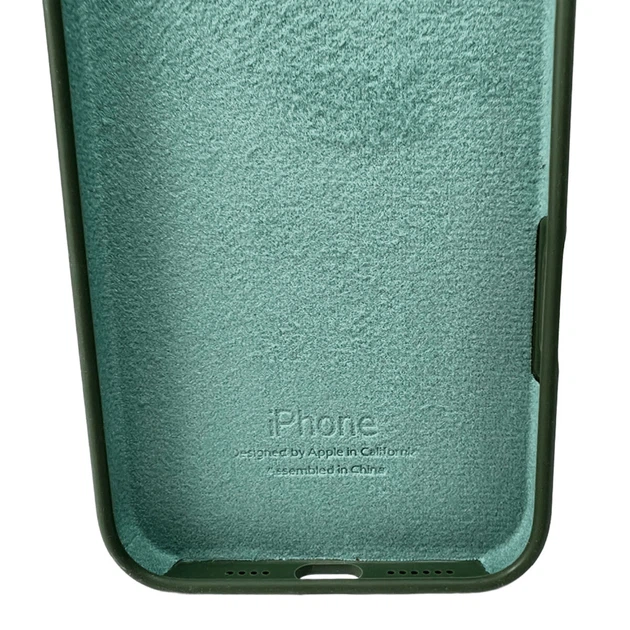 Чохол для смартфона Silicone Full Case AA Camera Protect for Apple iPhone 16 Pro Max 40,Atrovirens (FullAAi16PM-40) - изображение 6