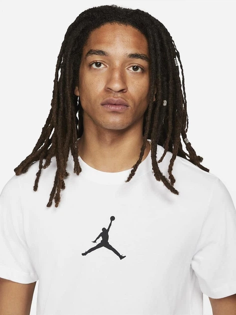 Футболка довга чоловіча Nike Jordan Jumpman Air Dri-Fit Crew CW5190-102 S Біла (0195238680787) - Фото 4 Футболка довга чоловіча Nike Jordan Jumpman Air Dri-Fit Crew CW5190-102 S Біла (0195238680787) - зображення 4
