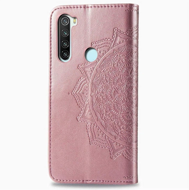 Чохол Vintage для Xiaomi Redmi Note 8 книжка шкіра PU рожевий - зображення 7