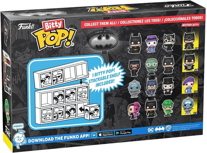 Zestaw figurek Figurka Funko Bitty Pop DC: Batman 85th - Batman 3.5 cm 4 szt (889698811279) - obraz 6