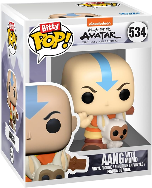 Набір фігурок Funko Bitty Pop Avatar: The Last Airbender - Аанг 3.5 см 4 шт (889698730563) - зображення 3