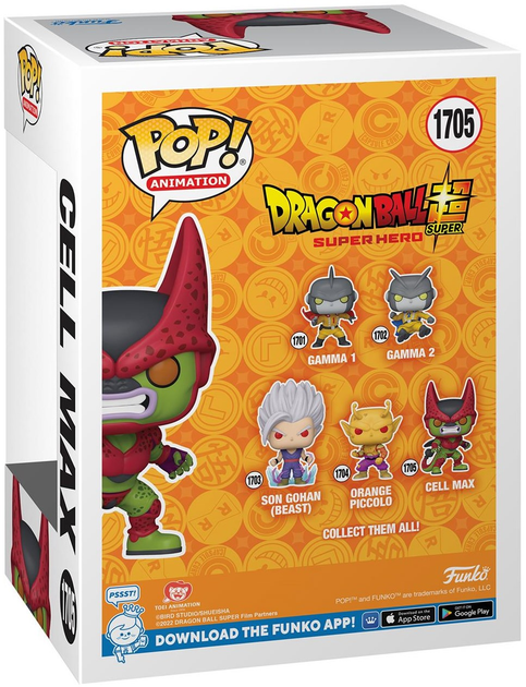 Фігурка Funko Pop Animation: Dragon Ball Super Hero - Cell Max 9 см (889698756396) - зображення 3
