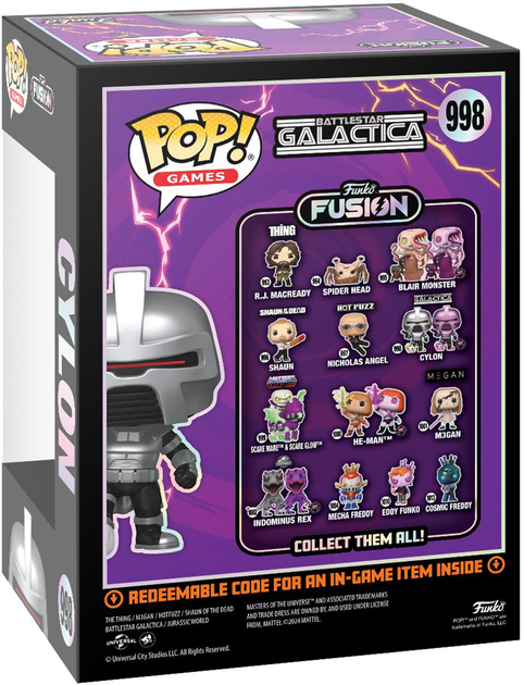 Фігурка Funko Pop Games: Фігурка Funko Fusion Battlestar Galactica - Cylon 9 см (889698830683) - зображення 3