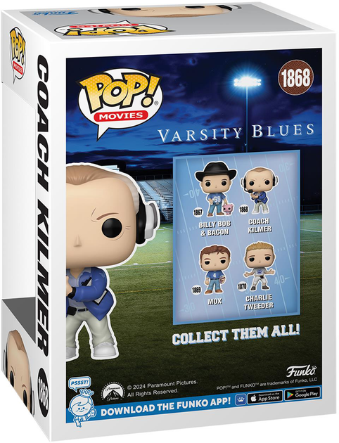 Figurka Funko Pop Movies: Varsity Blues - Coach Kilmer 9 cm (889698802437) - obraz 3