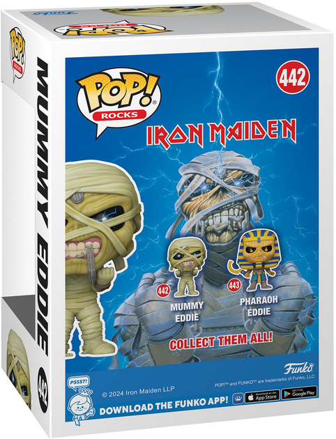 Figurka Funko Pop Rocks: Iron Maiden - Mummy Eddie 9 cm (889698840217) - obraz 3
