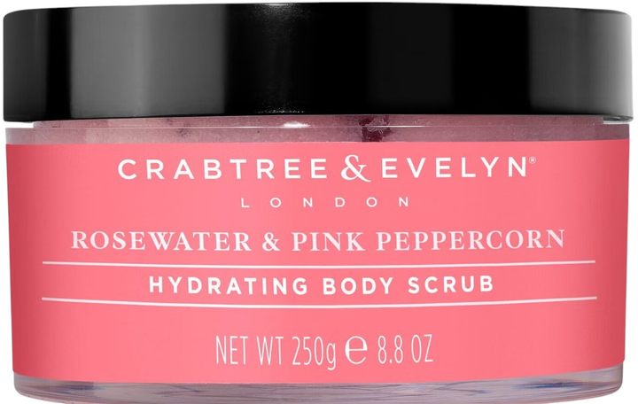 Пілінг для тіла Crabtree and Evelyn Rosewater and Pink Peppercorn зволожуючий 250 г (44936362672) - зображення 1