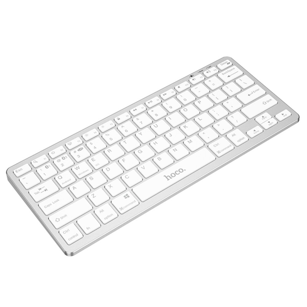 Бездротова клавіатура HOCO GM32 Wisdom wireless dual-mode keyboard, Silver - зображення 1