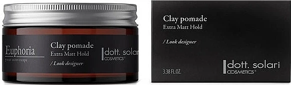 Глиняная помада для волос с матовым эффектом - Dott. Solari Euphoria Clay Pomade 100ml (1196469-1712540508-2) - изображение 1