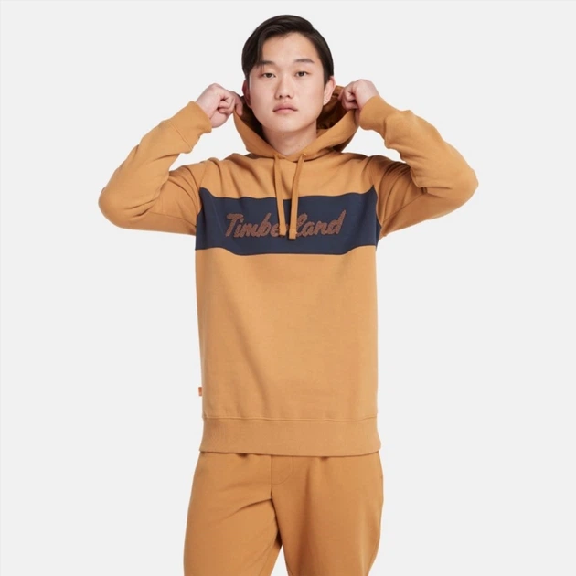 Худи Timberland Cursive Hoodie Sweatshirt Brown TB0A6FKMP47 L - изображение 2