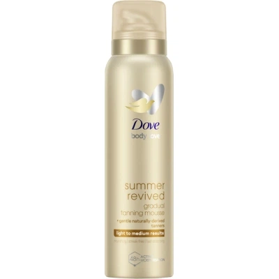 Автозасмага Dove Body Love Summer Revived Мус для тіла Від світлого до середнього 150 мл (8710847962769) - Фото 1 Автозасмага Dove Body Love Summer Revived Мус для тіла Від світлого до середнього 150 мл (8710847962769) - зображення 1