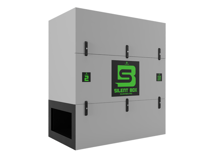 Шумобокс на два асіка SILENT BOX SUPER SILENT 2 Gray (S2Gray) - изображение 2