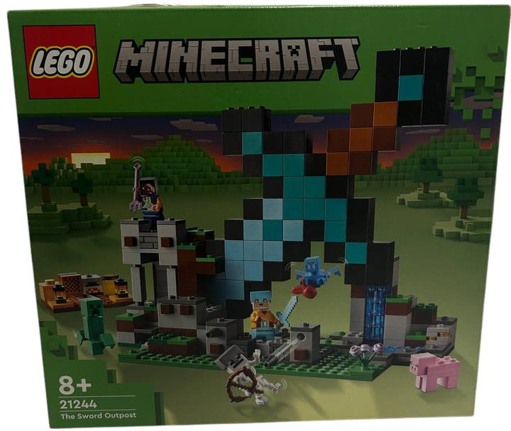 Конструктор LEGO Minecraft Форпост із мечем 427 деталей (21244) (955555907869265) - Уцінка - зображення 2