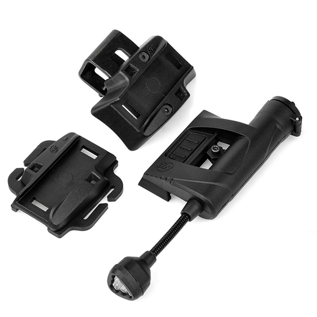 Ліхтар тактичний на шолом Night Evolution Charge Mpls Black - зображення 1