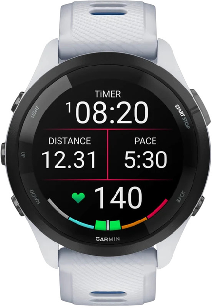 Смарт-годинник Garmin Forerunner 265 46mm White-Blue (010-02810-11) - зображення 2