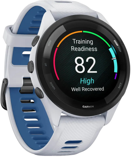 Смарт-годинник Garmin Forerunner 265 46mm White-Blue (010-02810-11) - зображення 4