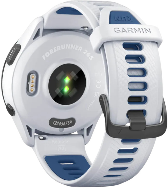 Смарт-годинник Garmin Forerunner 265 46mm White-Blue (010-02810-11) - зображення 7