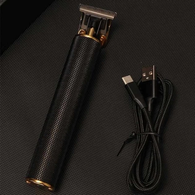 Професійна машинка тример для стрижки волосся для бороди VGR V-058 Pro Black + 4 Насадки - зображення 2