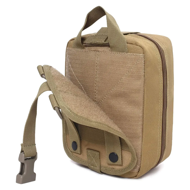 Сумка аптечка на системі Molle (20х15х8 см) Пісок / Аптечний підсумок AC87 (L) - изображение 3