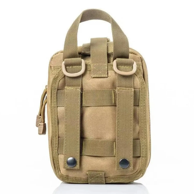 Сумка аптечка на системі Molle (20х15х8 см) Пісок / Аптечний підсумок AC87 (L) - изображение 8