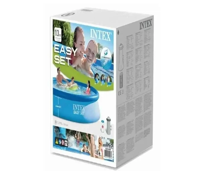 Надувной круглый бассейн Intex с фильтром и насосом 305x61см 3077 л голубой (28118) - изображение 3