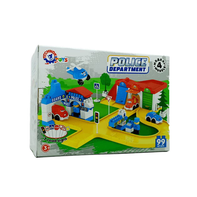 Паркинг Technok Toys "Police department" 99 деталей 0006 - изображение 2