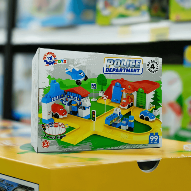 Паркинг Technok Toys "Police department" 99 деталей 0006 - изображение 6