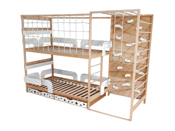 Двухъярусная кровать Монтессори 