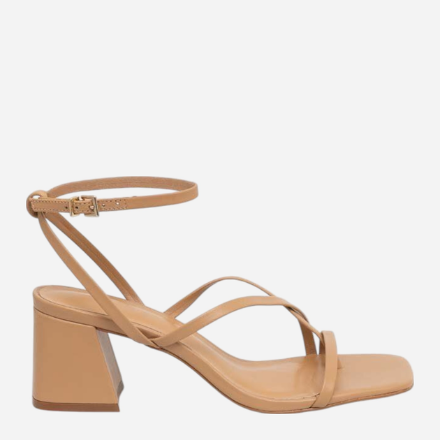 Sandały damskie na słupku ALDO 13655414-259 36 (6US) 23 cm Ciemnobeżowe (57005591460) - obraz 1