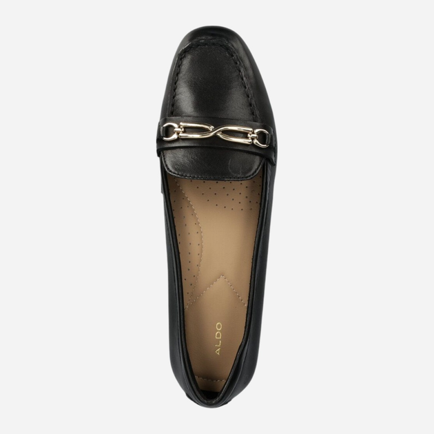 Жіночі мокасини зі шкіри ALDO 13669242-001 38 (7.5US) 24.3 см Чорні (57005691573) - зображення 4