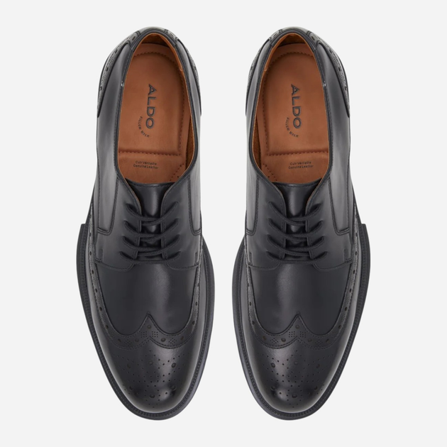 Buty brogsy męskie ALDO 13665184-001 44 (11US) 27.9 cm Czarne (57005669459) - obraz 5