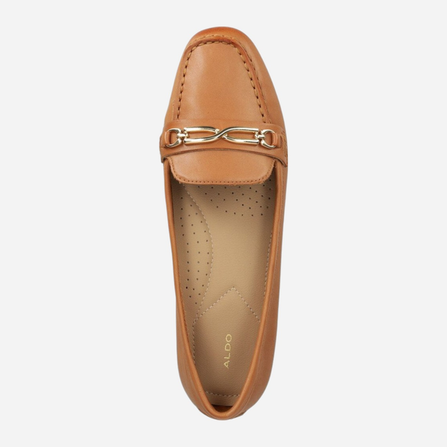 Жіночі мокасини зі шкіри ALDO 13669319-210 36 (6US) 23 см Коричневі (57005695168) - зображення 4