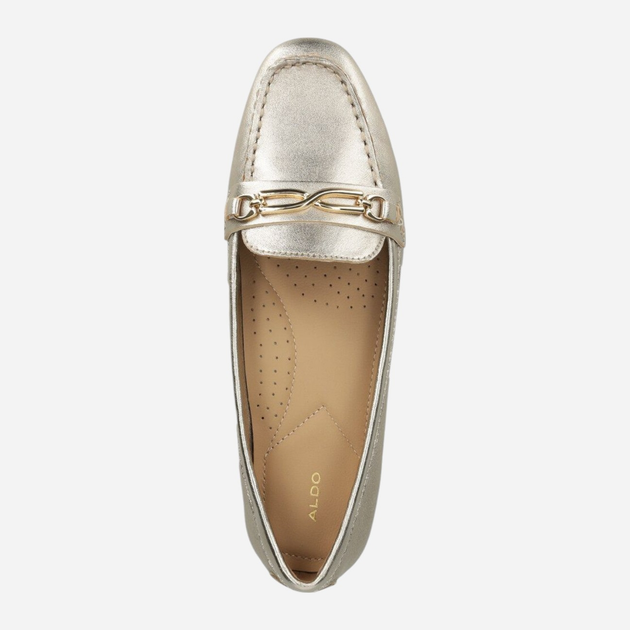 Жіночі мокасини зі шкіри ALDO 13669324-044 41 (10US) 26.4 см Сріблясті (57005696707) - зображення 4