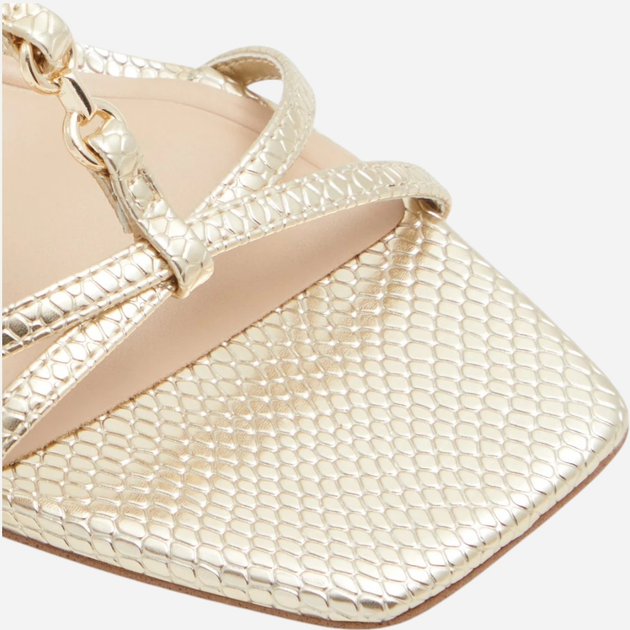 Sandały damskie na niskim obcasie ALDO 13740408-711 36 (6US) 23 cm Złote (58822873463) - obraz 5