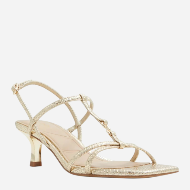 Sandały damskie na niskim obcasie ALDO 13740408-711 41 (10US) 26.4 cm Złote (58822874170) - obraz 2
