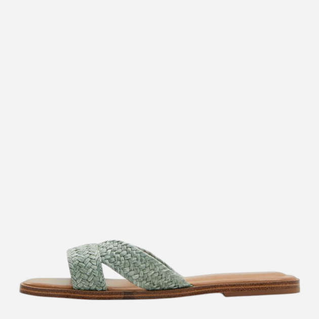 Klapki damskie eleganskie ALDO 13740379-301 38 (7.5US) 24.3 cm Ciemnozielone (58822876983) - obraz 3
