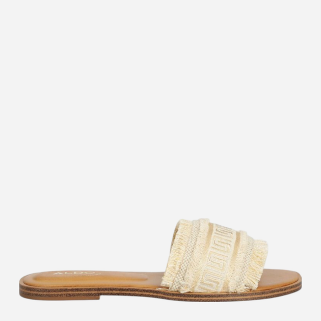Жіночі шльопанці ALDO 13744812-711 38 (7.5US) 24.3 см Золотисті (58822887408) - зображення 1