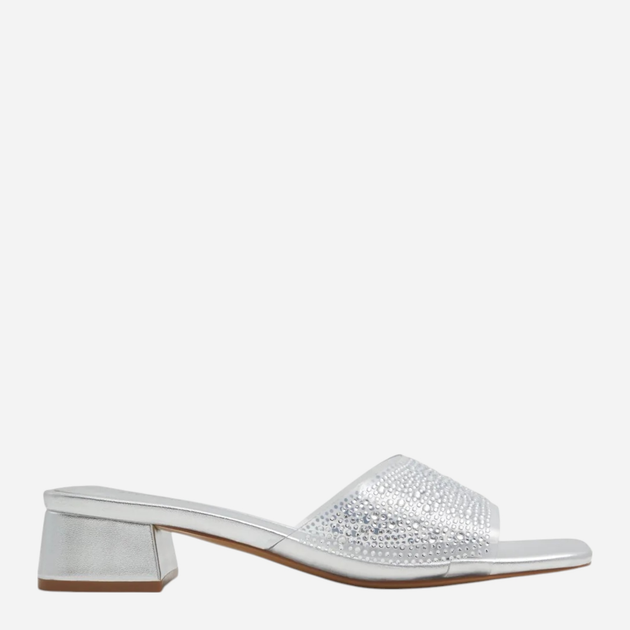 Klapki mule damskie Call It Spring 13748581-040 37 (6.5US) 23.4 cm Srebrne (60207018628) - obraz 1