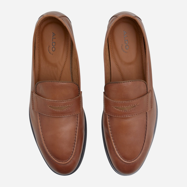Loafersy męskie skórzane ALDO 13749093-220 42.5 (9.5US) 26.7 cm Brązowe (60207028535) - obraz 5