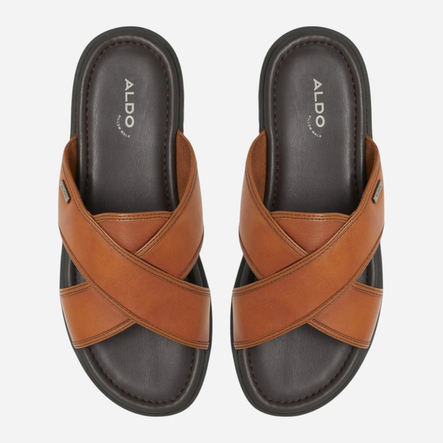 Чоловічі шльопанці ALDO 13750109-220 43.5 (10.5US) 27.5 см Коричневі (60207040179) - зображення 5