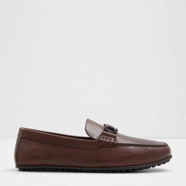 Mokasyny męskie skórzane ALDO 13750575-201 44 (11US) 27.9 cm Ciemnobrązowe (60207058907) - obraz 1