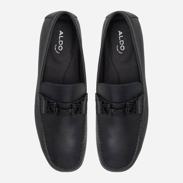 Mokasyny męskie skórzane ALDO 13750576-004 43.5 (10.5US) 27.5 cm Czarne (60207059195) - obraz 5