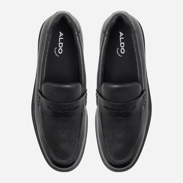 Loafersy męskie skórzane ALDO 13760694-004 42 (9US) 26.3 cm Czarne (60207099276) - obraz 5