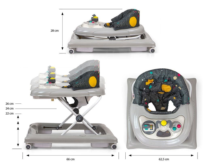 Дитячі ходунки Milly Mally Patrol Космос (5901761127461) - зображення 10